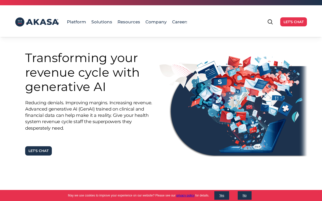 AKASA product interface