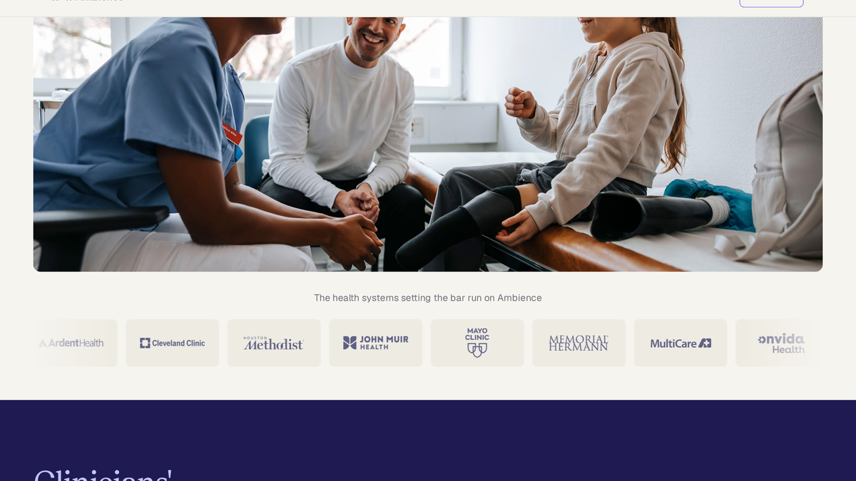 Ambience product interface