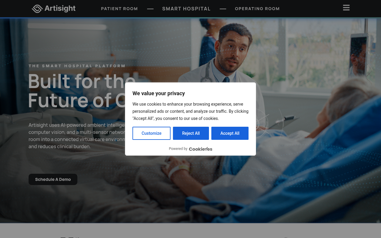 Artisight product interface
