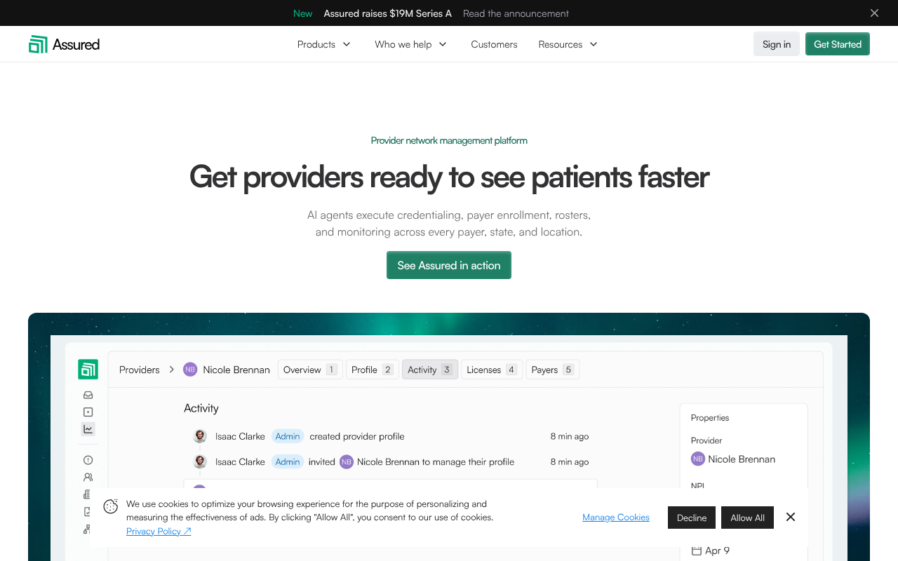 Assured product interface