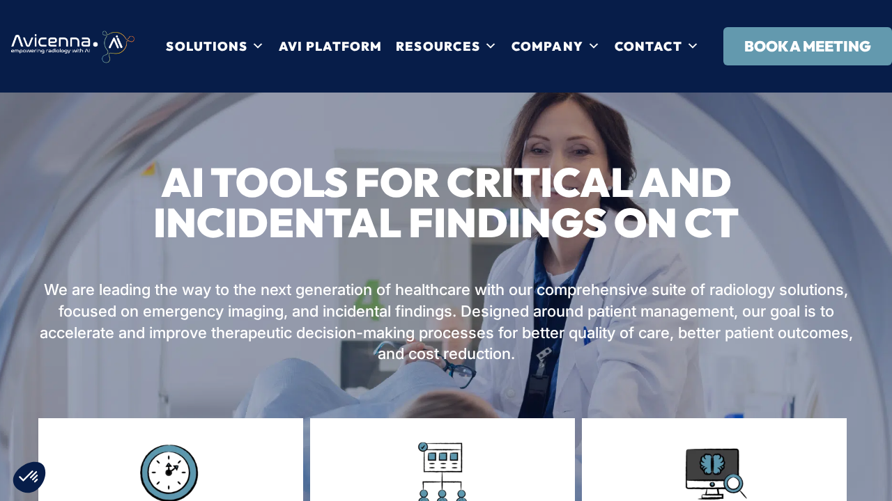 Avicenna.AI product interface