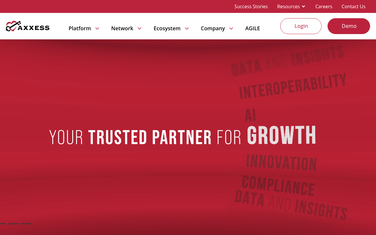 Axxess product interface
