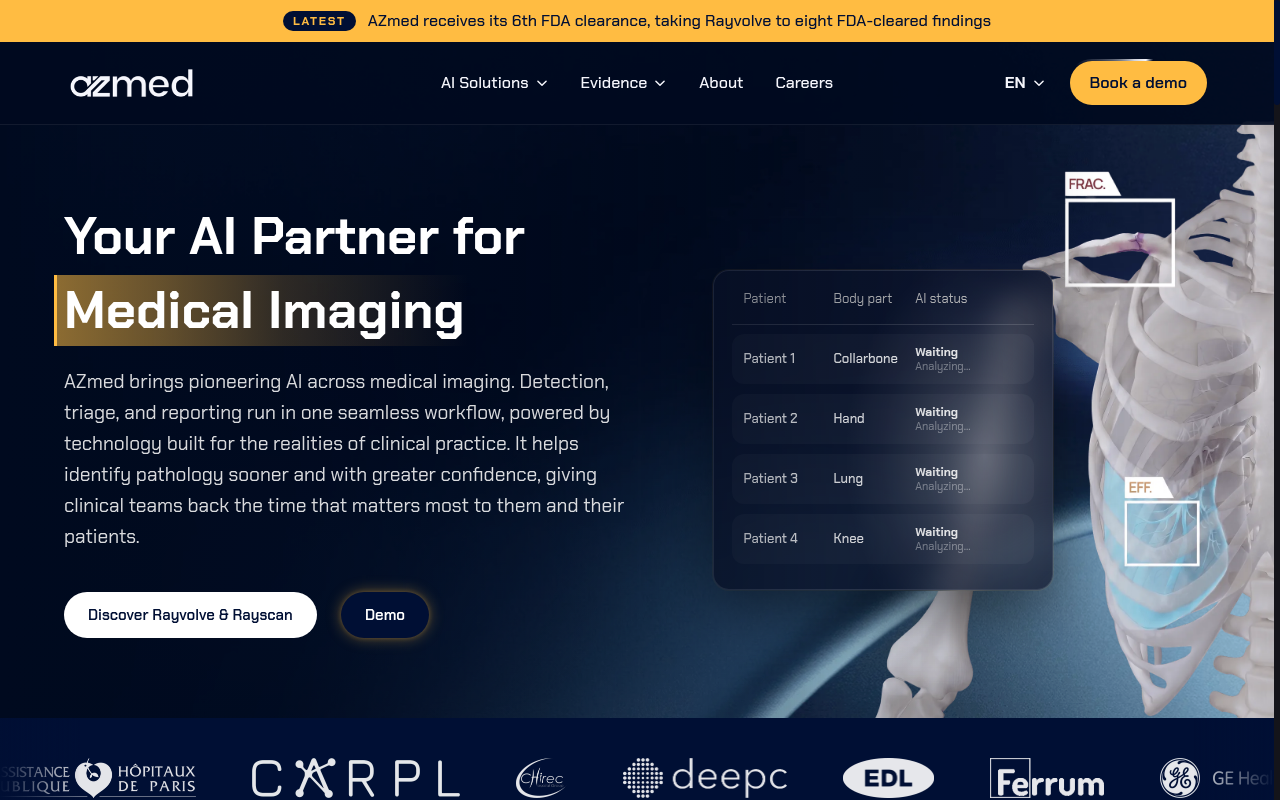 AZmed product interface