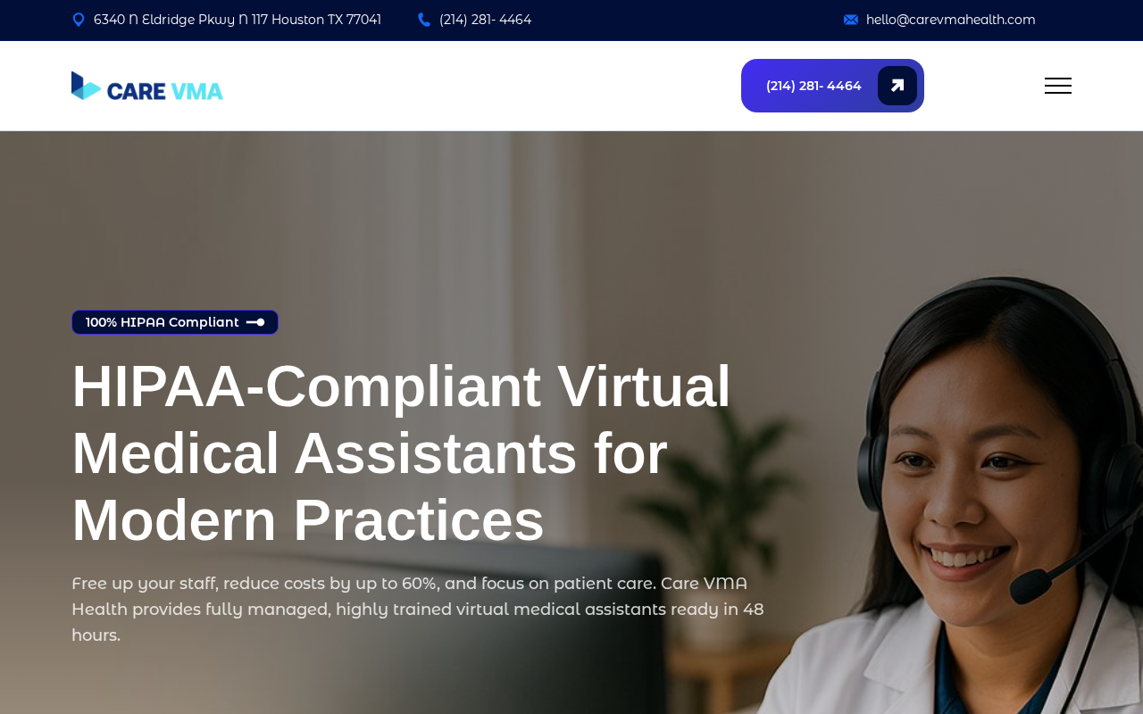 CareVMA product interface