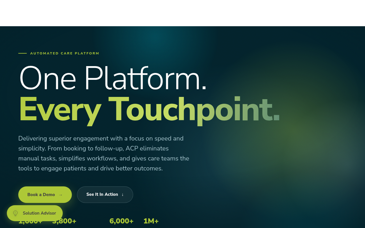 Cliniconex product interface
