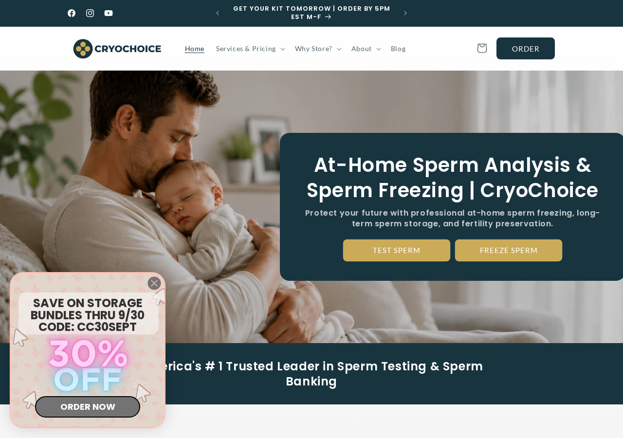 CryoChoice product interface