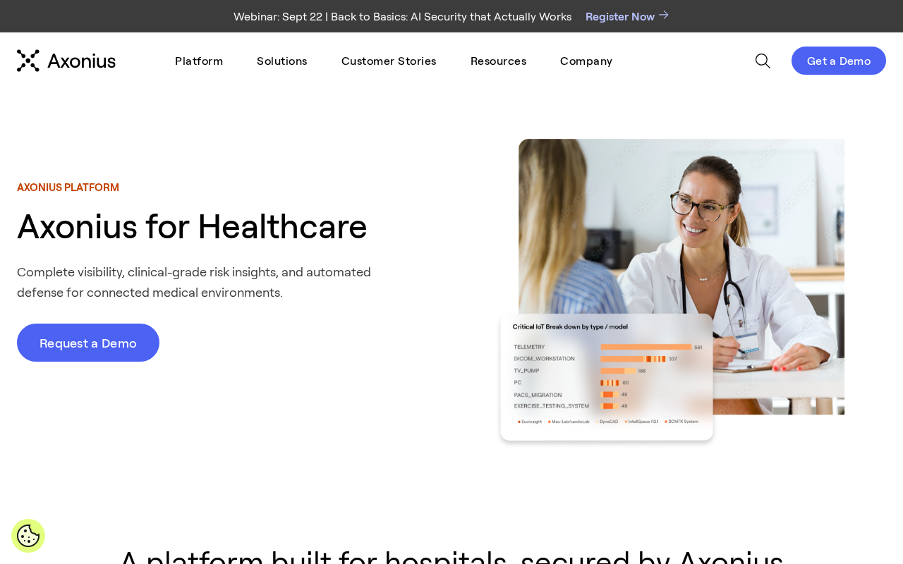 Cynerio product interface