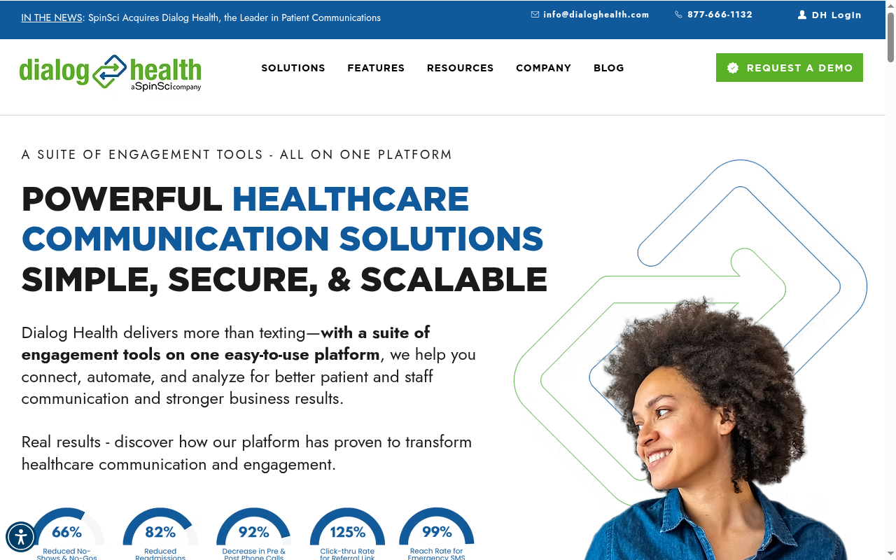 Dialog Health product interface
