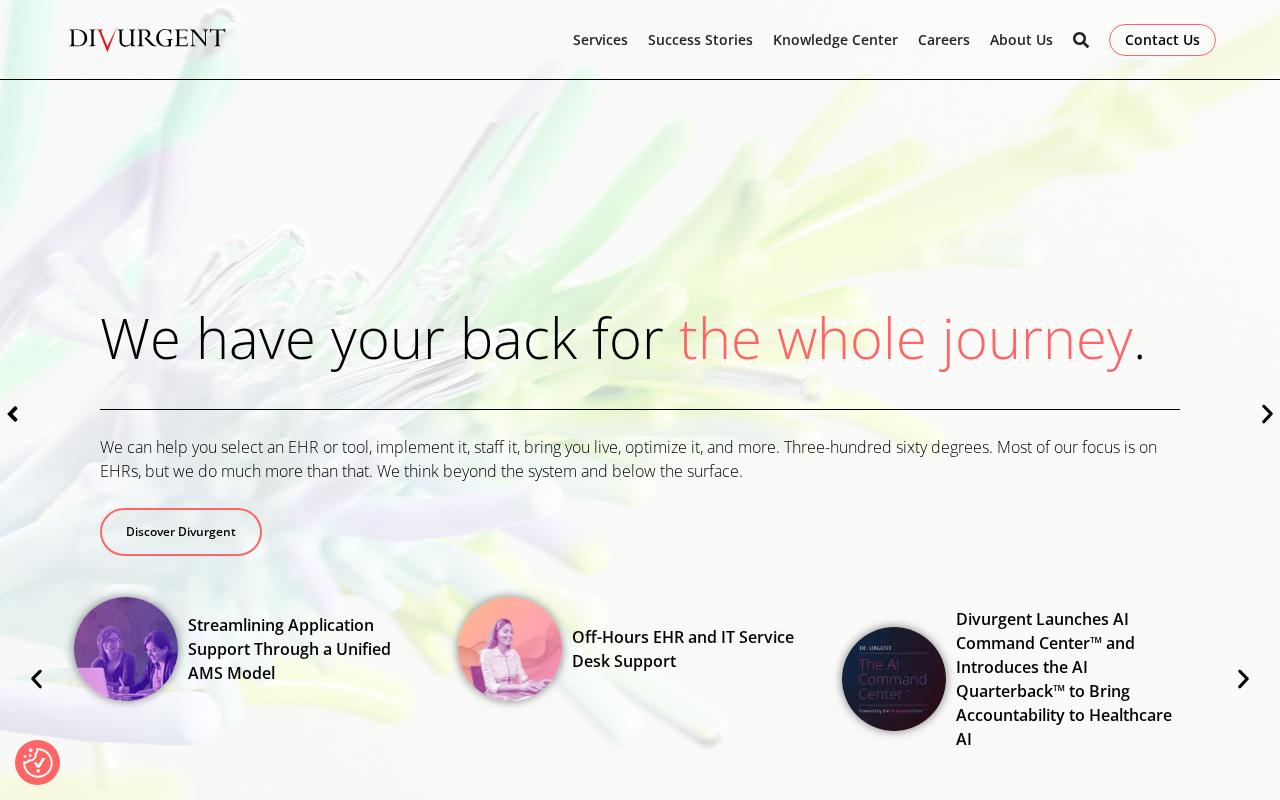 Divurgent product interface
