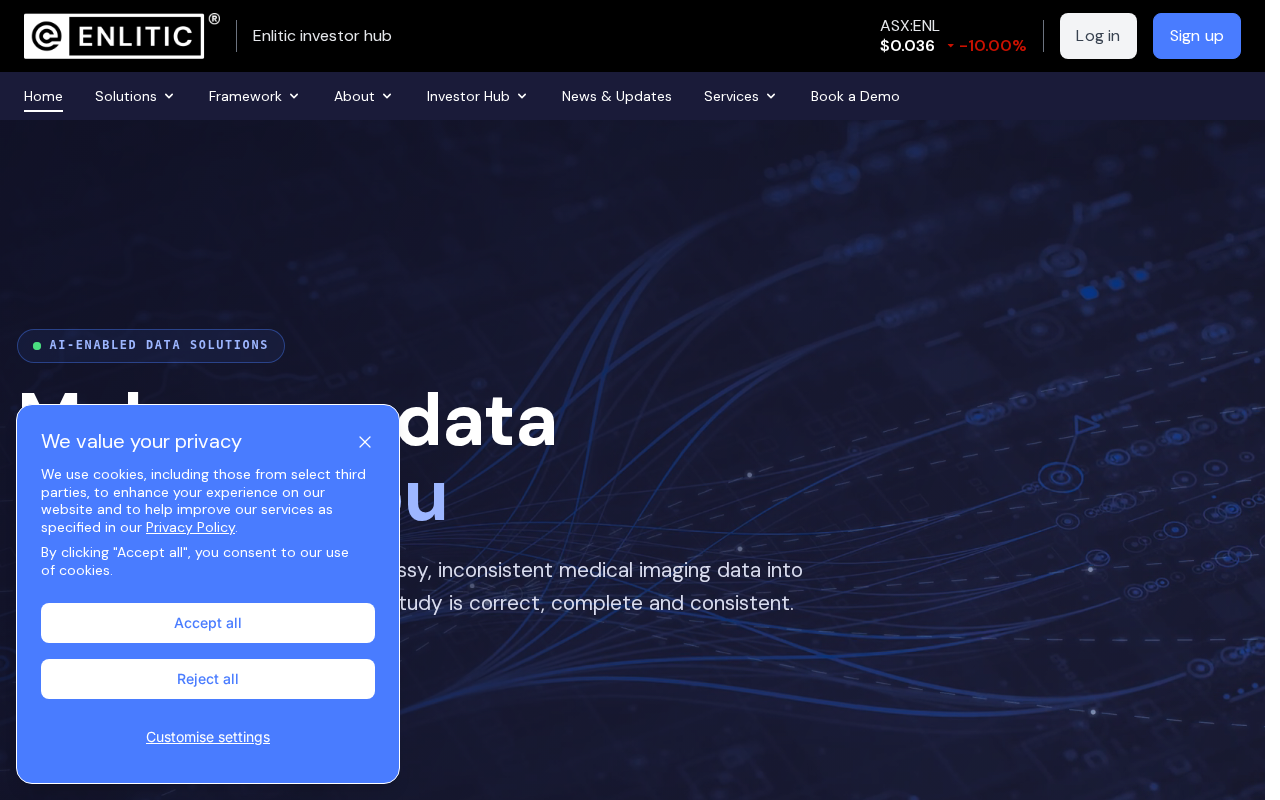 Enlitic product interface