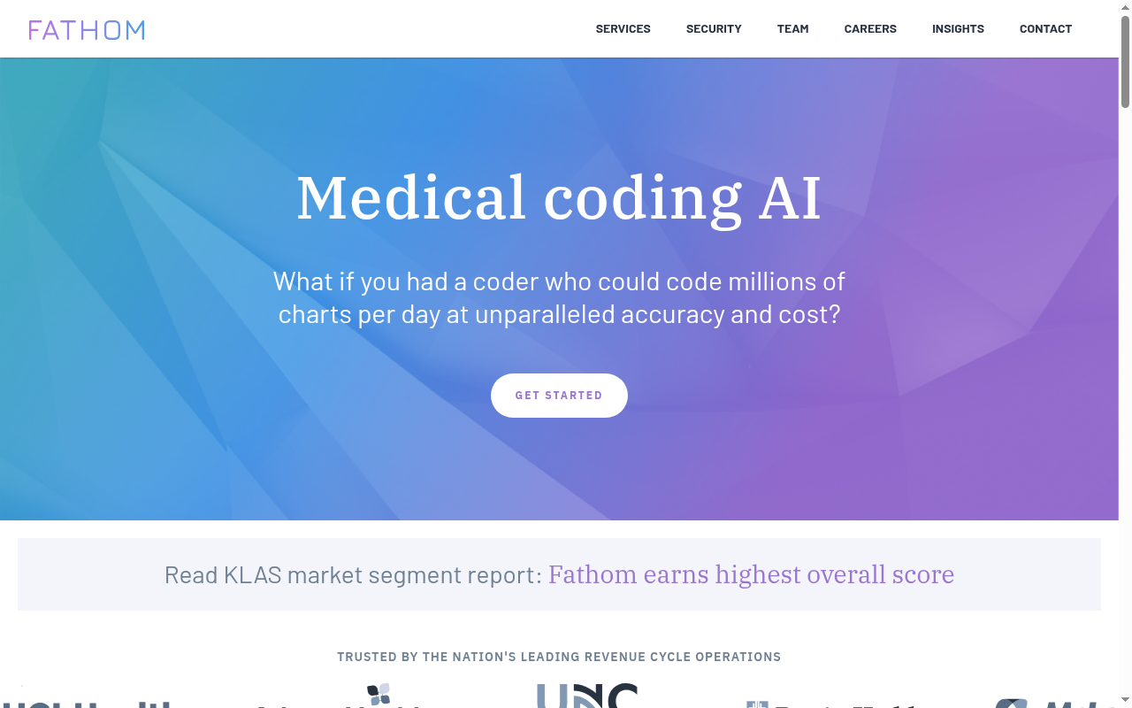 Fathom product interface