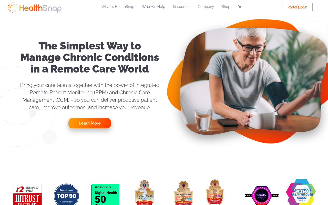 HealthSnap product interface