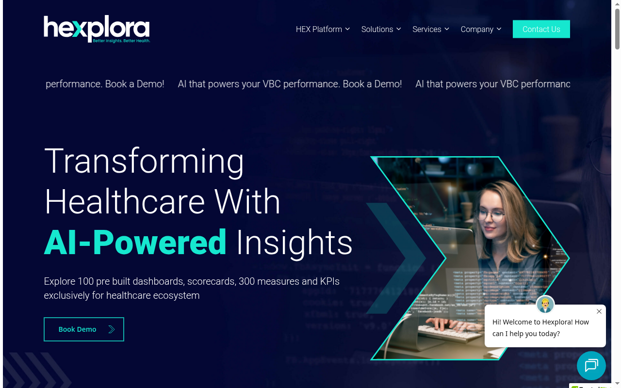 Hexplora product interface