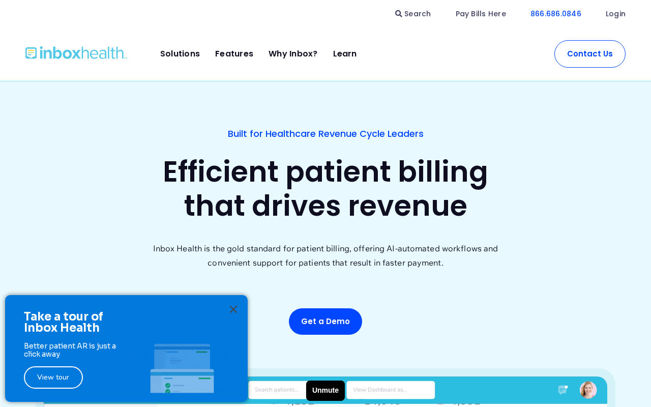 Inbox Health product interface