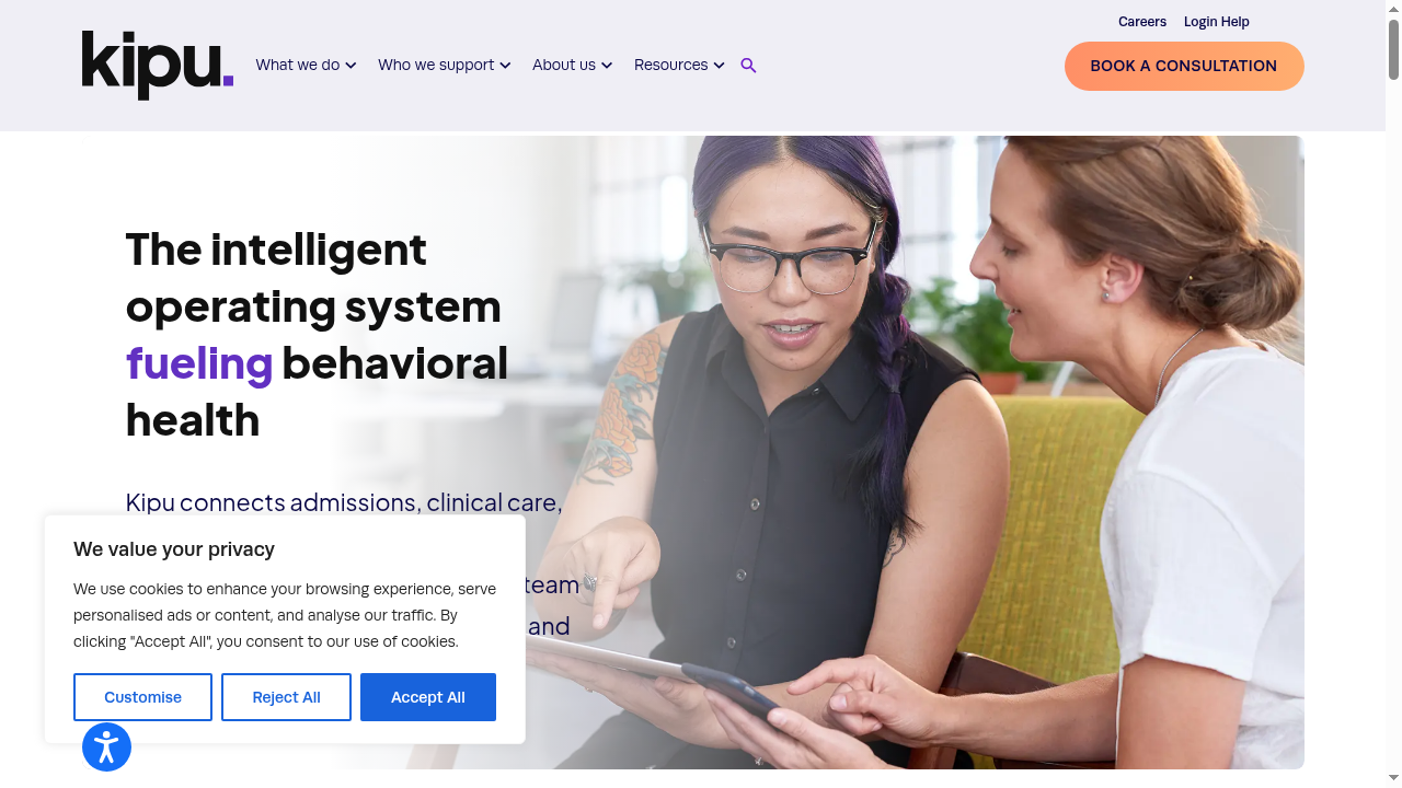 Kipu Health product interface