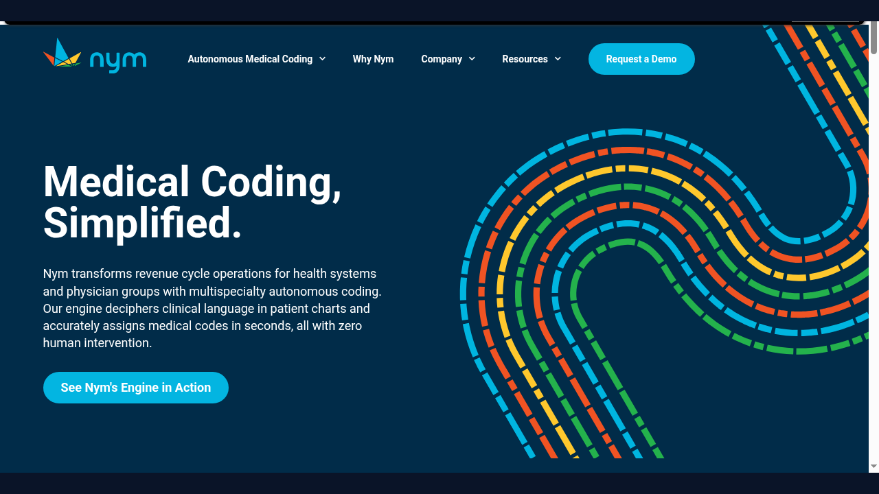 Nym product interface
