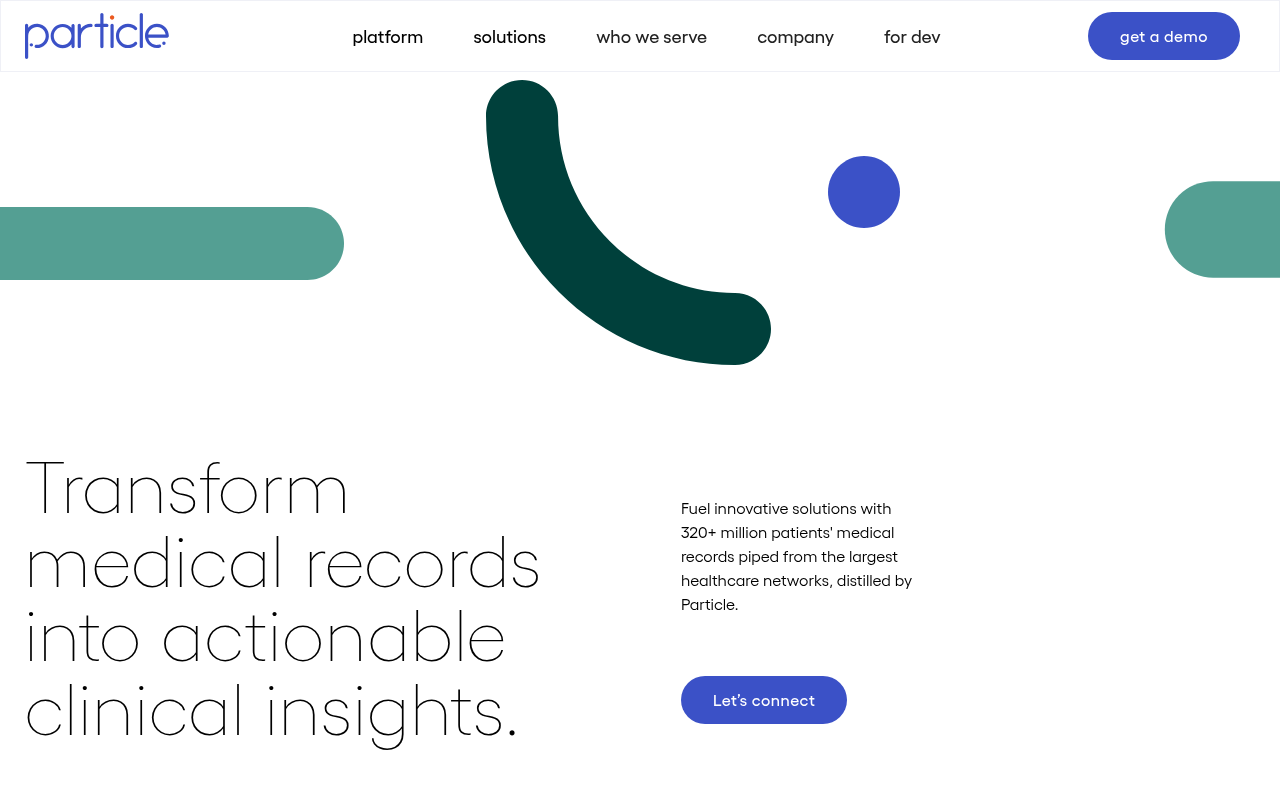 Particle Health product interface
