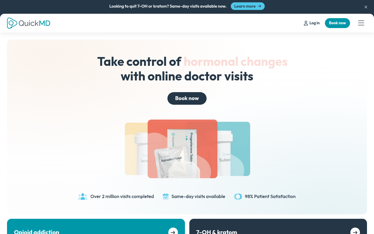 QuickMD homepage