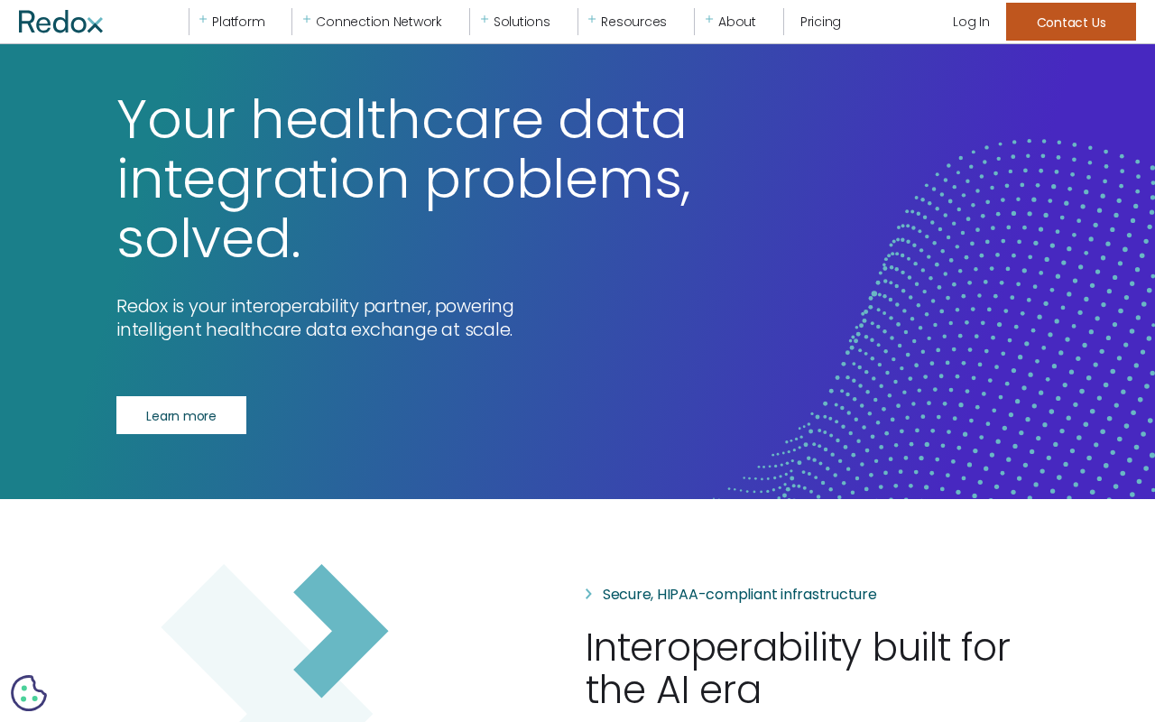 Redox product interface