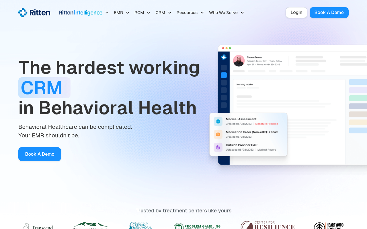 Ritten product interface
