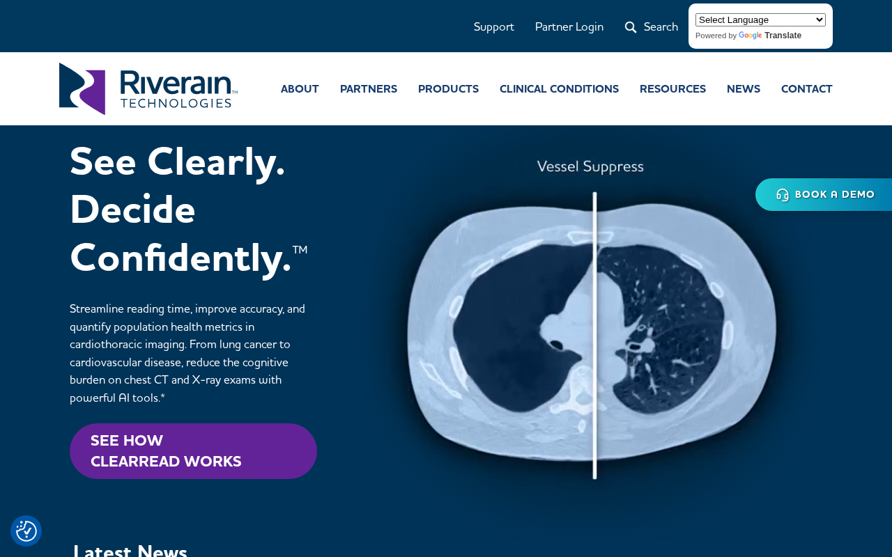 Riverain Technologies product interface