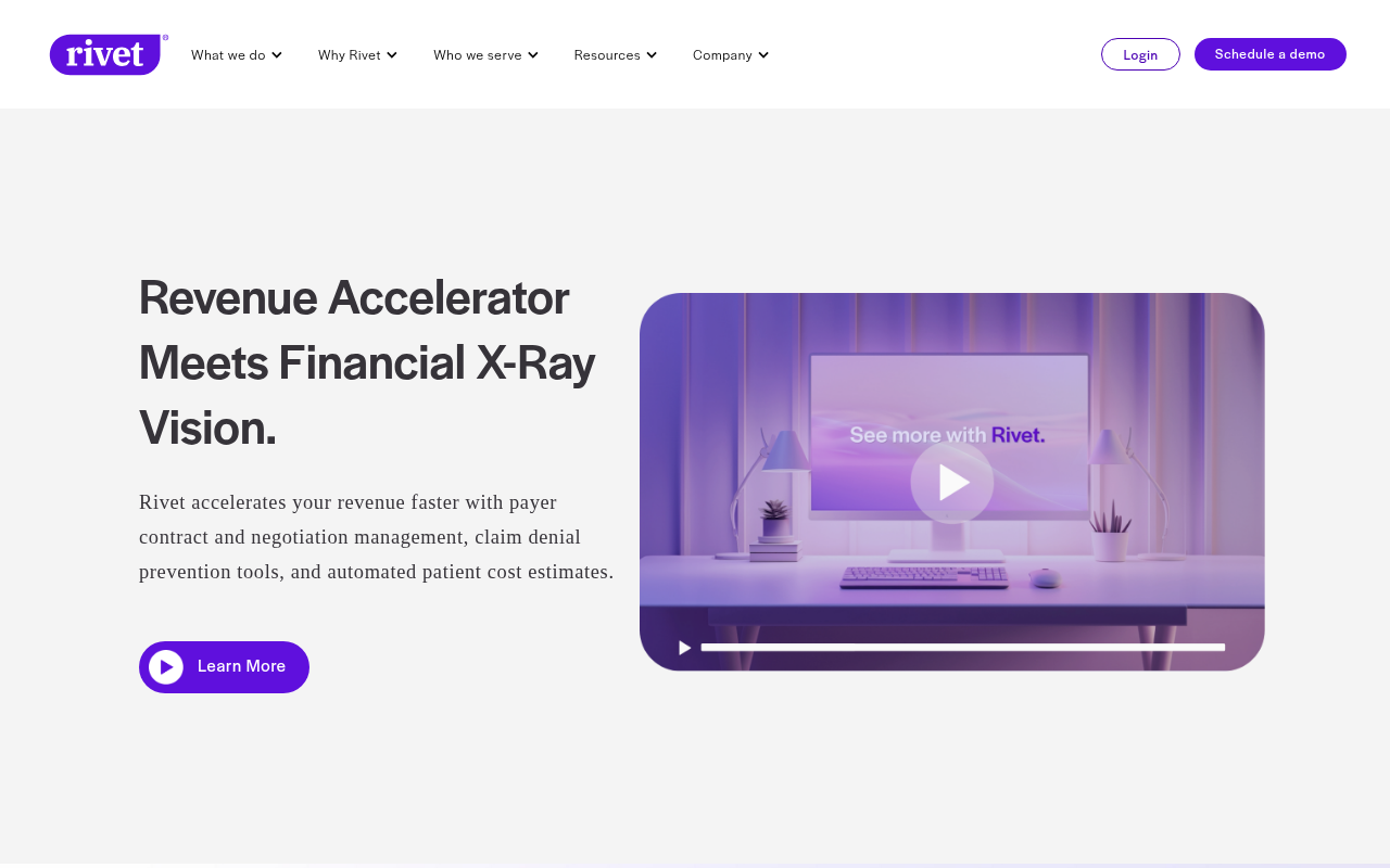Rivet product interface