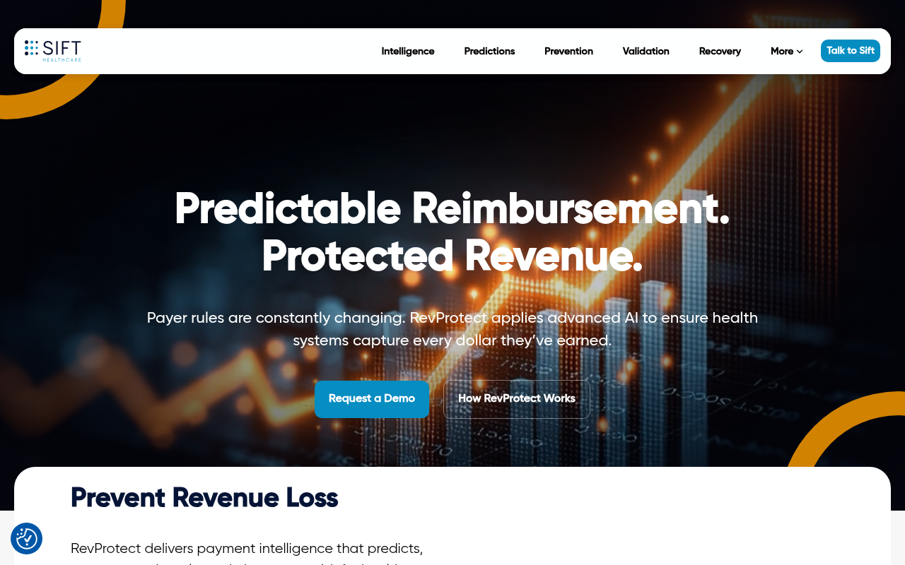 Sift Healthcare product interface