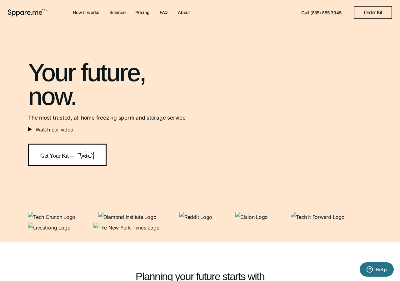 Sppare.me product interface