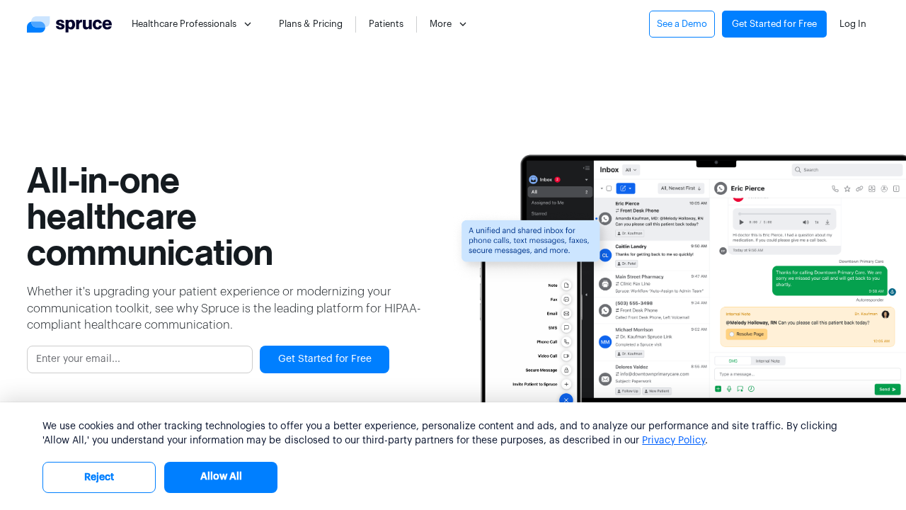 Spruce Health product interface