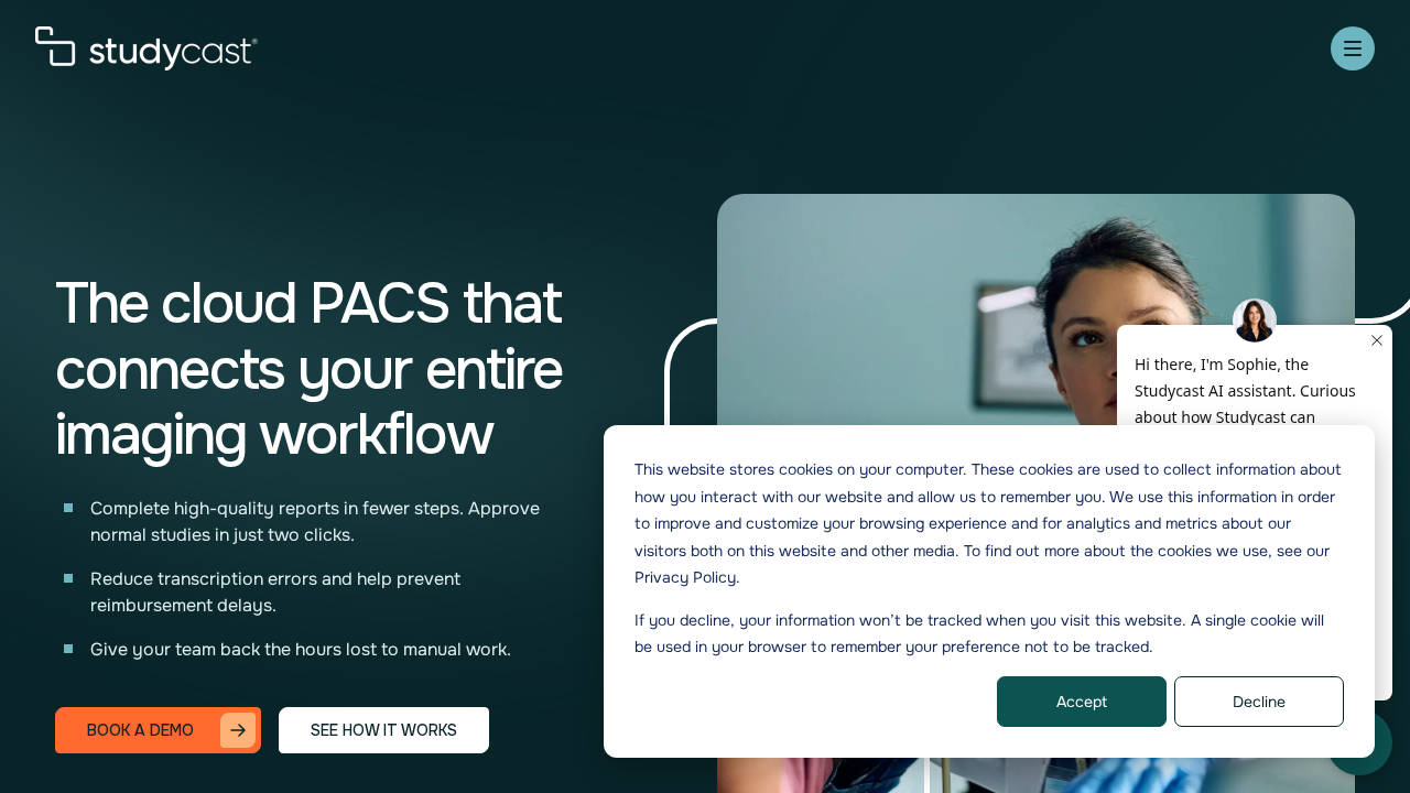 Studycast product interface