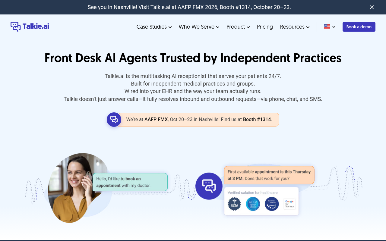 Talkie.ai product interface