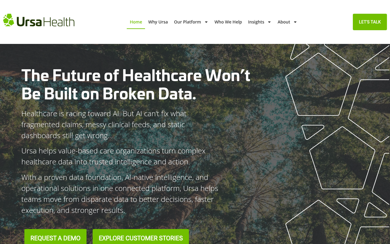 Ursa Health product interface