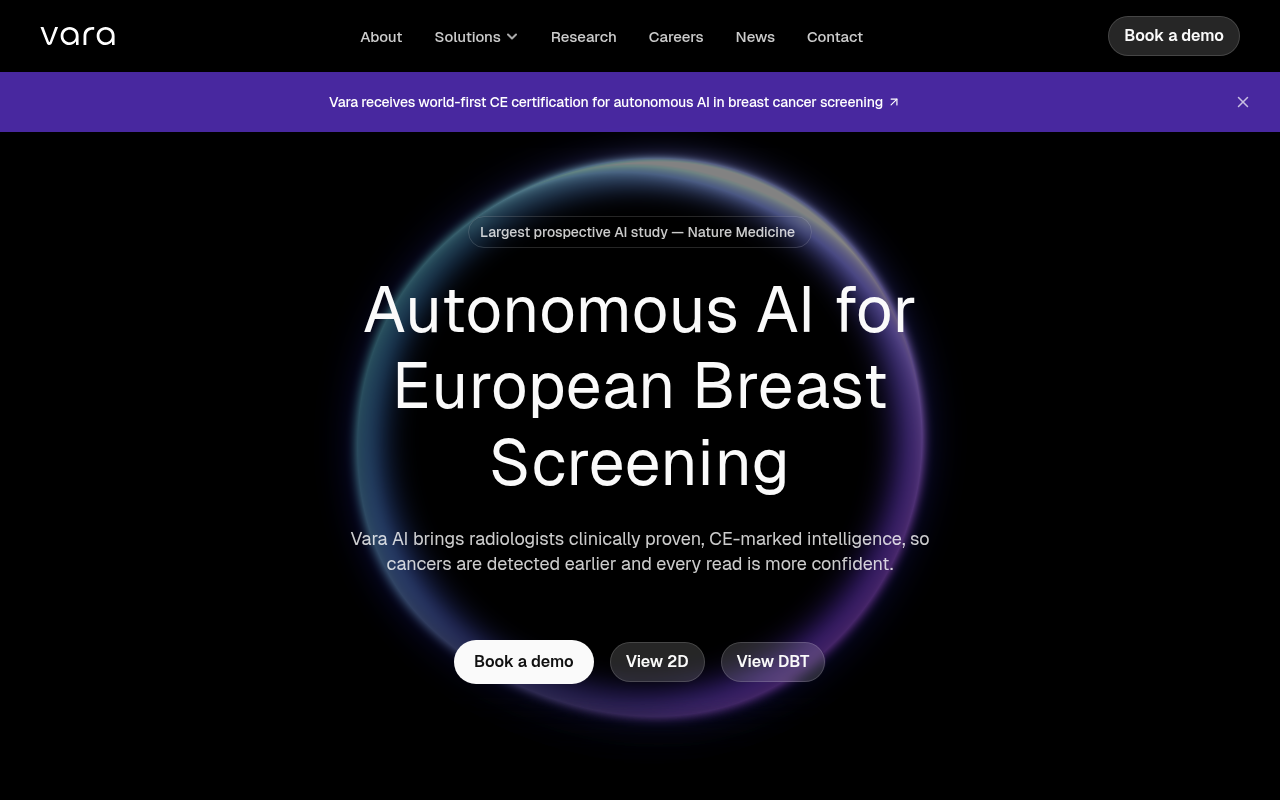 Vara product interface