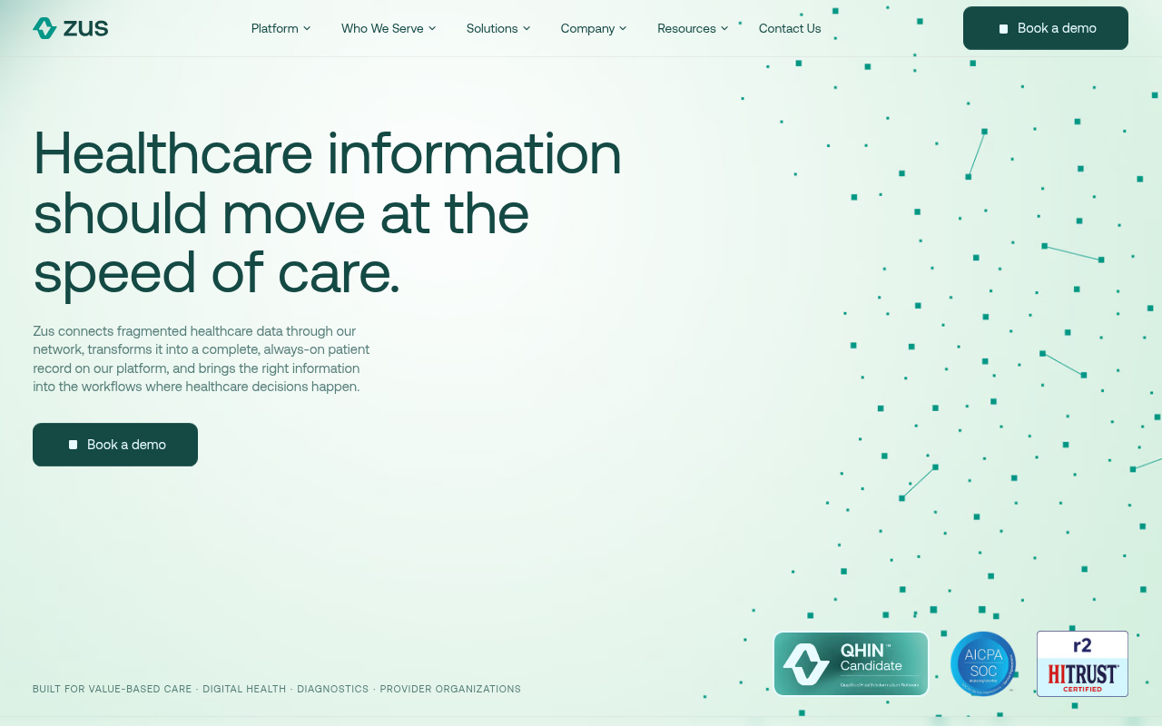Zus Health product interface